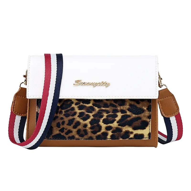 

New trendy female leopard print mobile phone bag mini wild small bag messenger female bag, Picture
