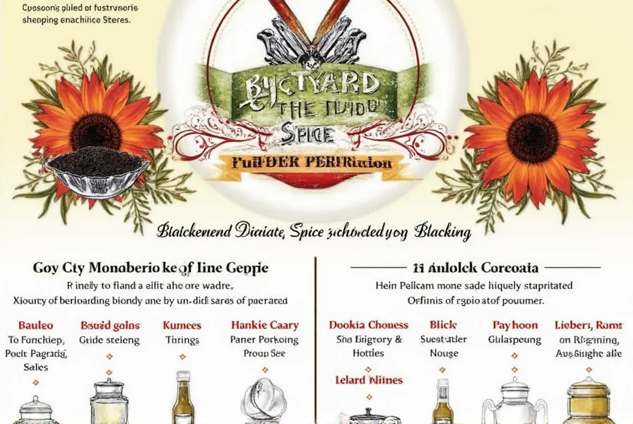 Jars of Blackening Spice Blend