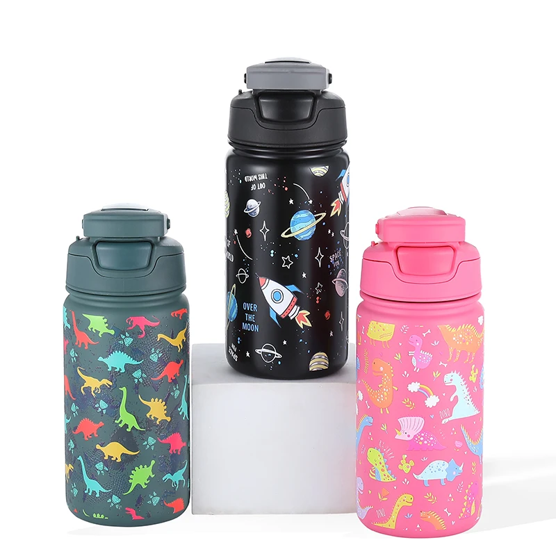 

Everich tumblers 12oz 20oz stainless steel double wall insulated kids tumblers kids water bottles with straw