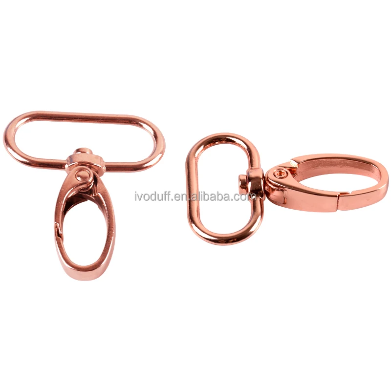 

Ivoduff Handbag Strap Belt Swivel Lobster Clasp Clip Trigger Buckle Key Ring Dog Chain Collar Snap Hook, Optional