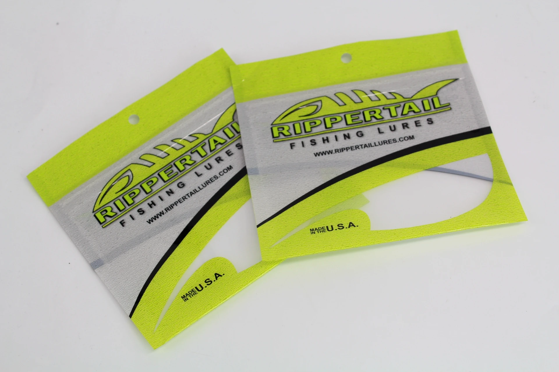 Custom printed fish bait bag soft plastic bait bags ziplock fishing