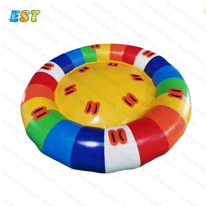 

Water Motorboat Towing Disco Boat Inflatable Towable Disco Boat, As the picture