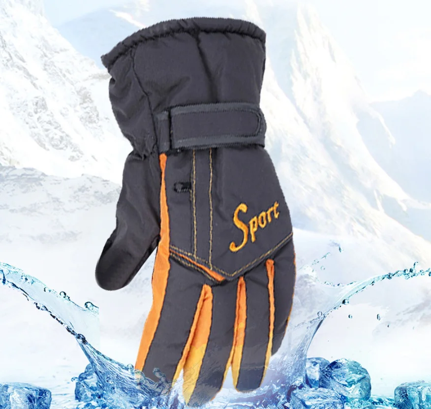 

Winter Warm Mountain Snowboard Ski Gloves men women Cold Snow Skiing Mittens Waterproof Snowmobile Handschoemen