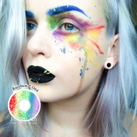 

Hot Selling Made in Korea Freshlady Halloween Crazy LENS Cosplay RAINBOW Contact Lens Cospaly Contact Lenses