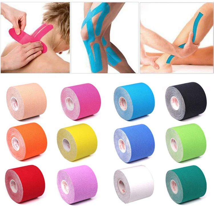 
new product oem accepted medical waterproof cotton elastic athletic sports kinesiology tape compression tape 