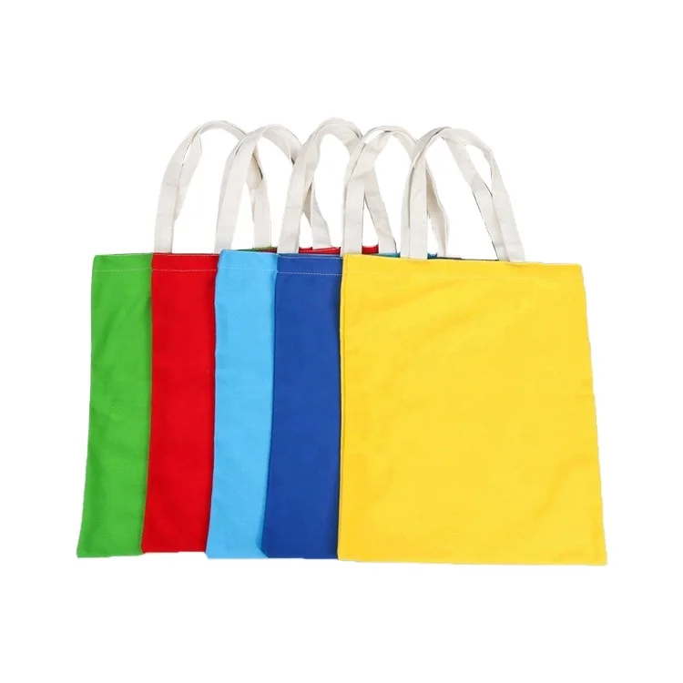 

Cheap Wholesale Standard Size Blank Plain Tote Cotton Canvas Cosmetic Bags, Customized color