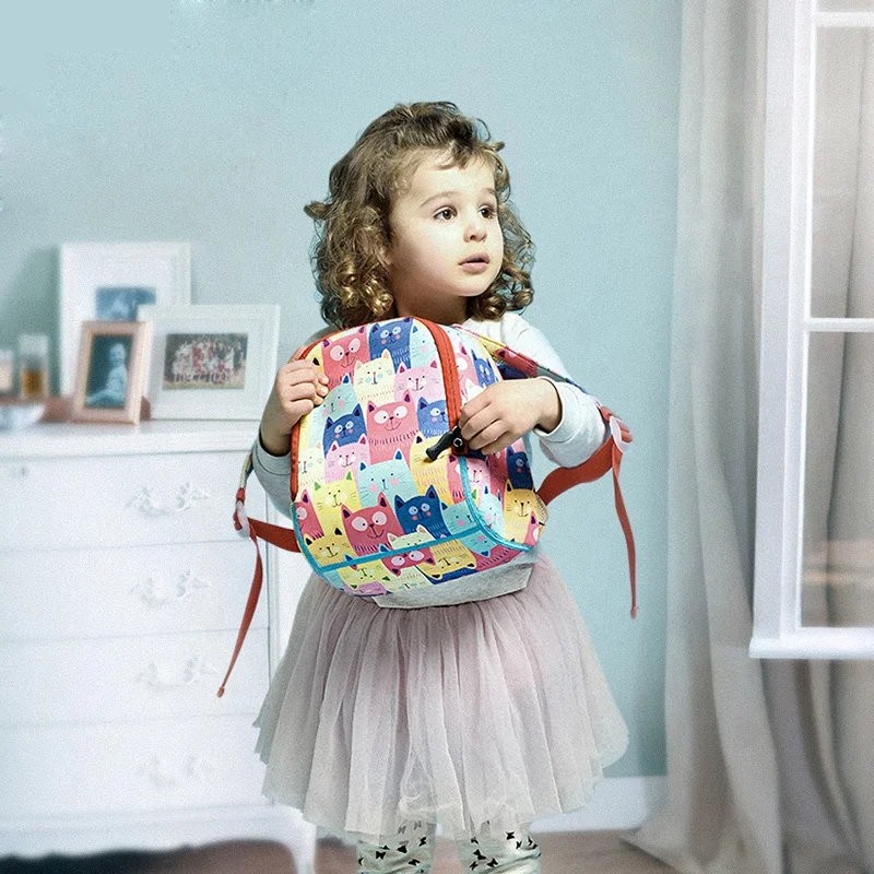 

kindergarten boy girl cartoon 3D neoprene kids animal backpack