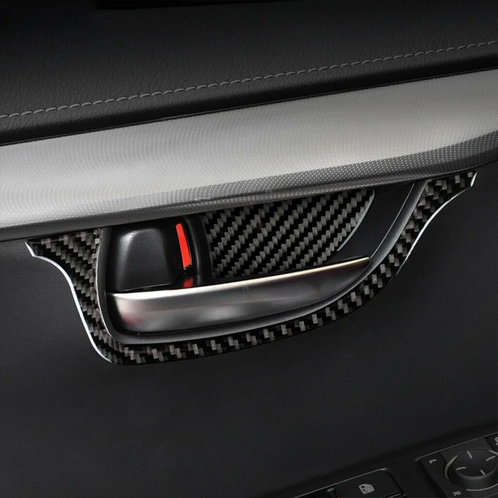 

Car Parts Carbon fiber Interior door bowl sticker trim For Lexus NX200T 300 300H, Carbon black