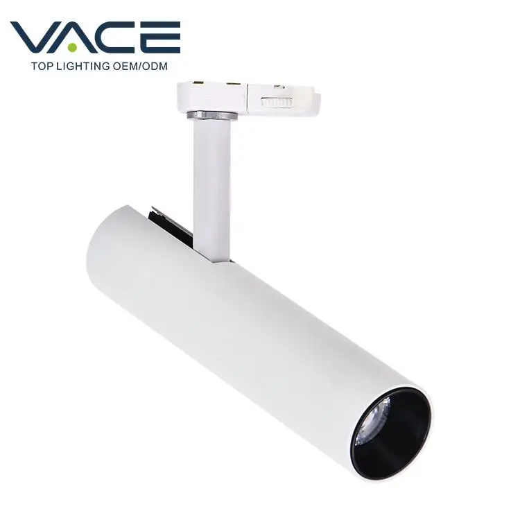 VACE Manufacturer Price 30w Cob Led Track Lamp Global adaptor Dali Dimmable Spotlight modern lighting high performance