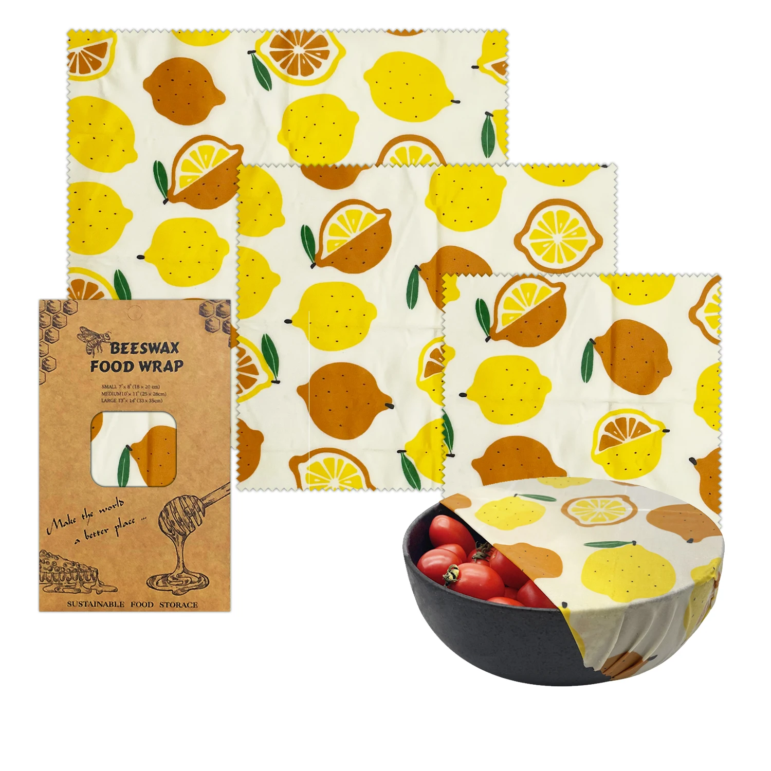 

The Best China reusable beeswax wrap 100% Natural Manufactor Sustainable Zero Waste