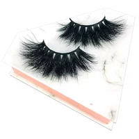 

Wholesale Siberian 3d luxury mink lashes 10 pairs false eyelashes 25mm mink eyelashes