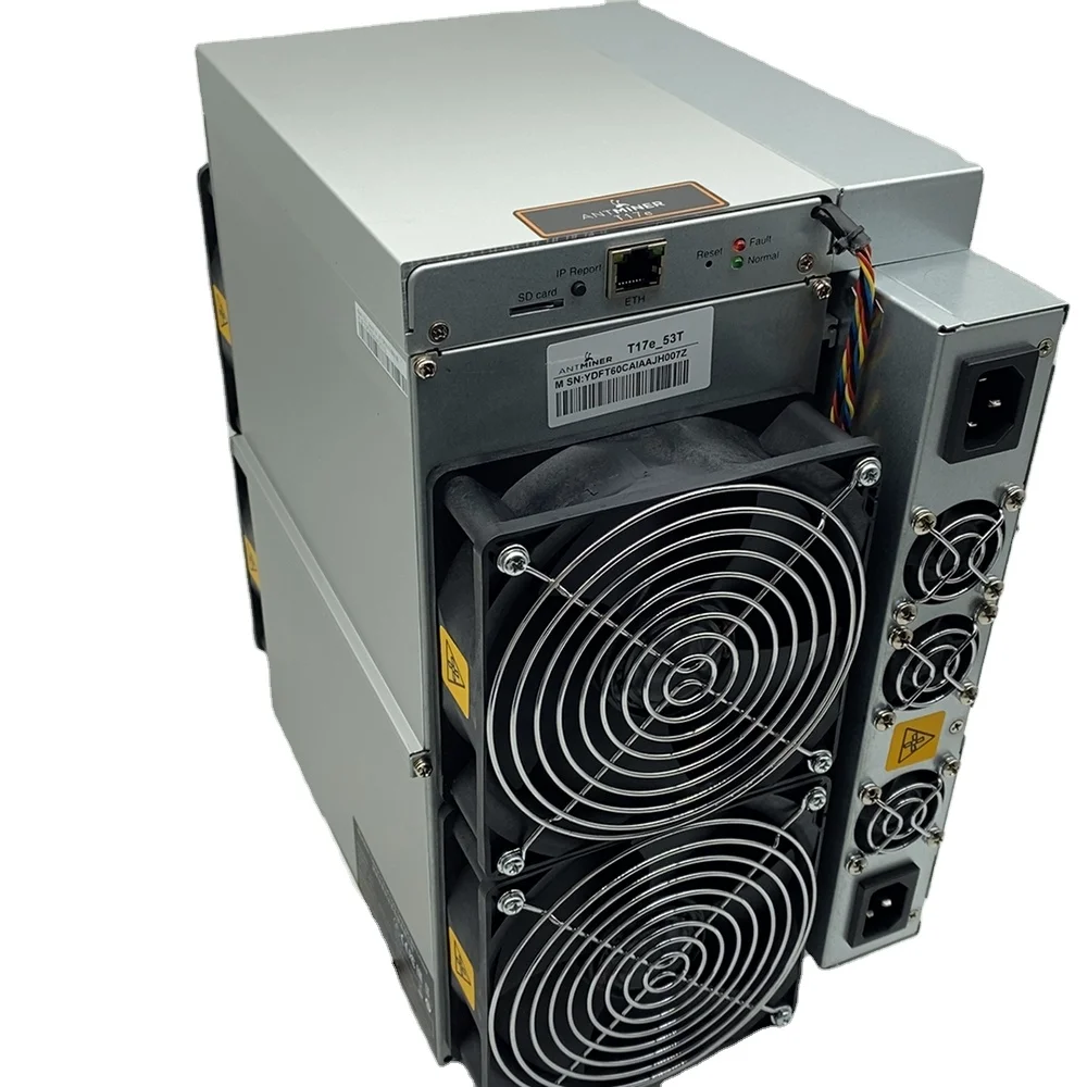 

Hot Sale Used Antminer T17e 53T Bitcoin Asic Miner Antminer T17e 2915w