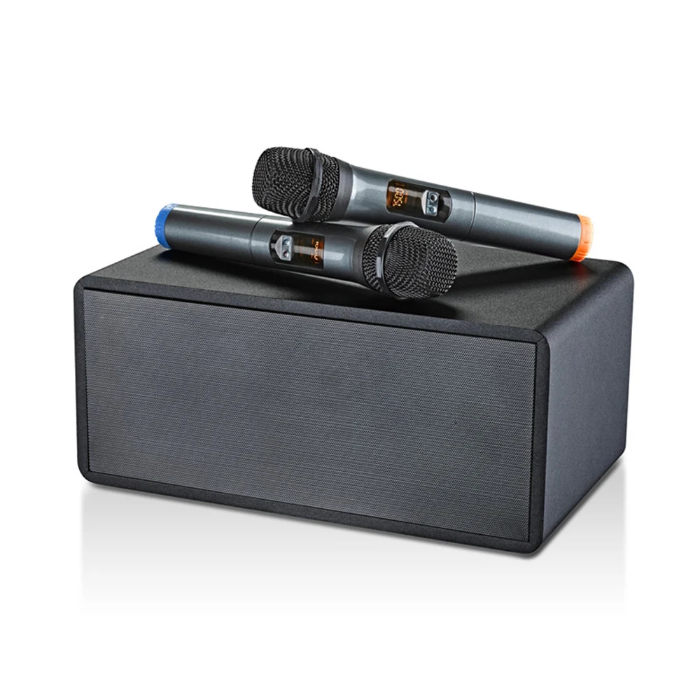 

Mini home ktv portable blue tooth speaker with fm microphones