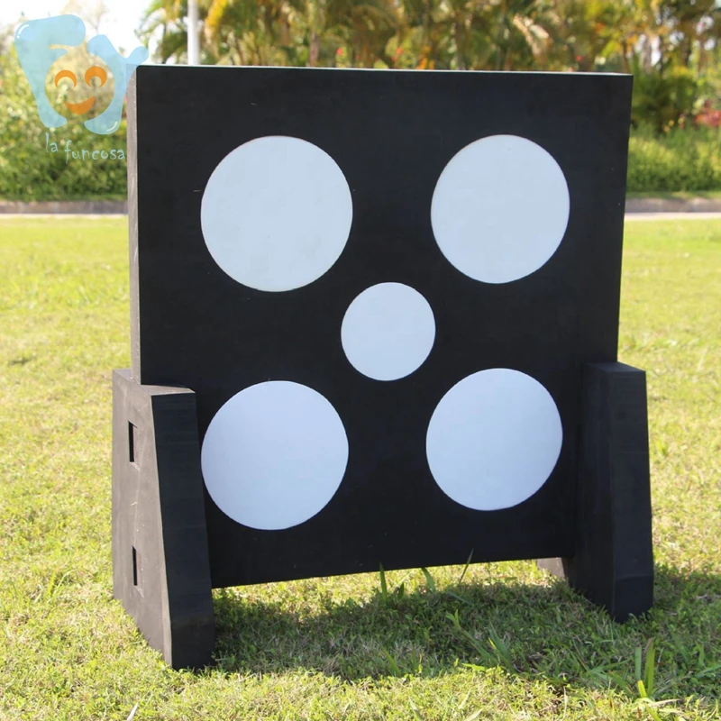 75cmx75cmx6cm Large Black/white 5 Spot Eva Archery Foam Target Buy