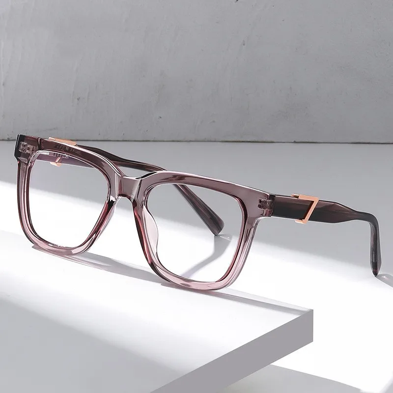 

2023 Fashion new model acetate optical frames oversize square acetate eyeglass frame for men and women