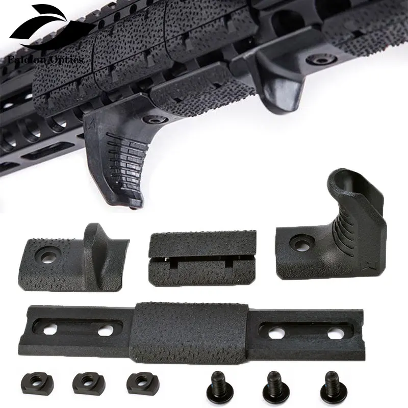 

Airsoft M-LOK Hand-stop Kit Low-profile Handle Grip Handguard Grip Tactical 4 Pcs/set Scope Mounts & Accessories 4pcs/pack