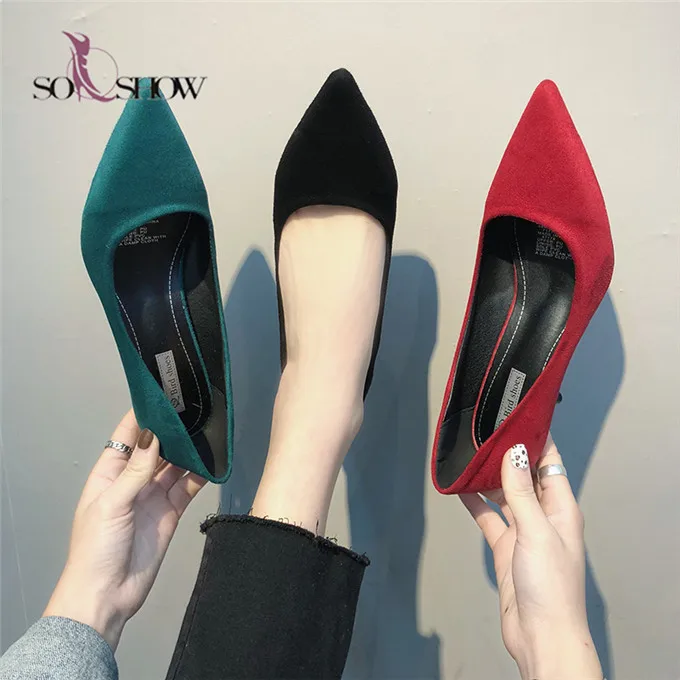 

High Heel Wholesale Custom Black Women's Pumps Stilettos High Heel Shoes for ladies