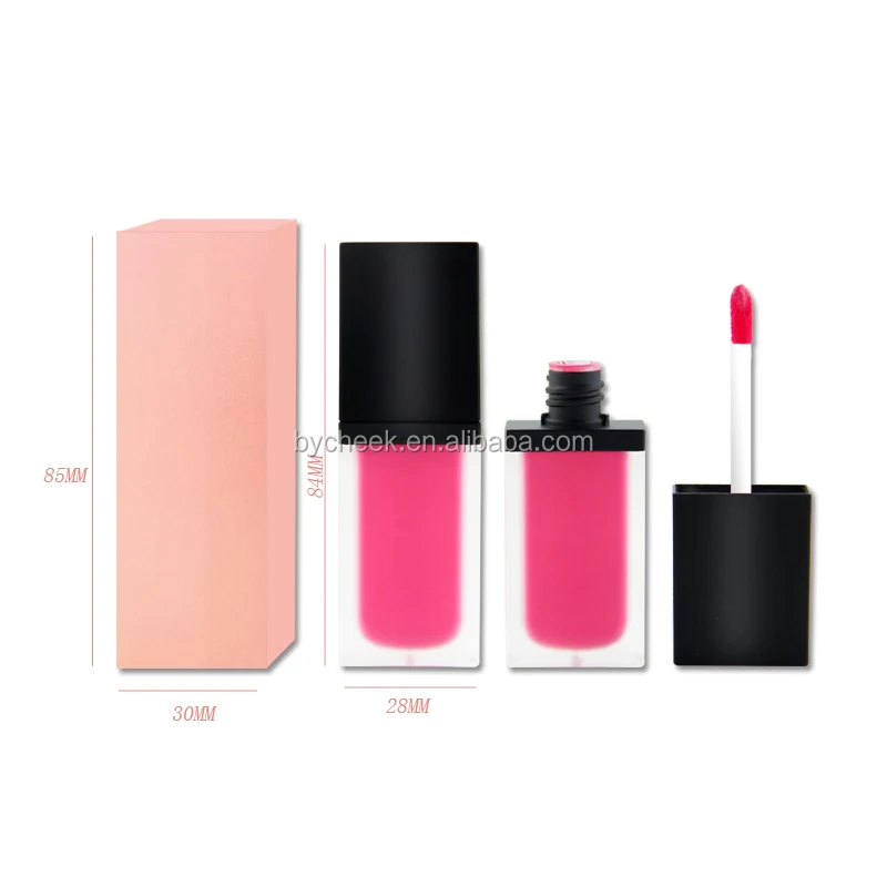 

Your own brand makeup private label high pigmented matte makeup blush cosmetics water lip and cheek tint lipsgloss blusher, 6 color contour