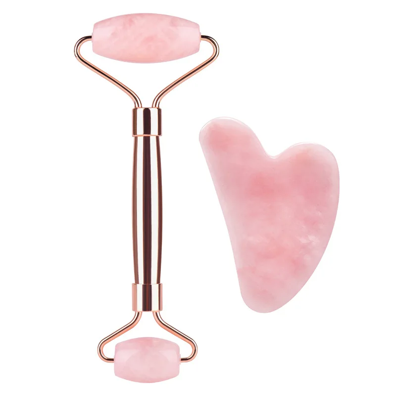 

Women Skincare Sets Beauty Facial Massager Body Muscle Relaxing Gua Sha Board Jade Roller Set