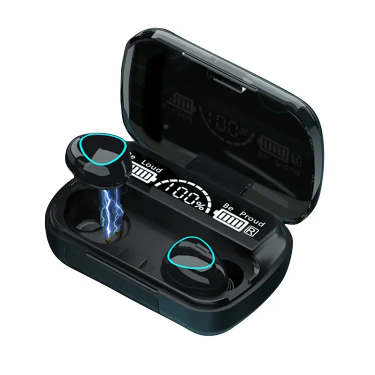 

Cyber Blue M10 TWS BT5.1 Earbuds 9D Stereo Touch Control Waterproof Sports earphone LED Display Headset With Mic 10 In-ear JL