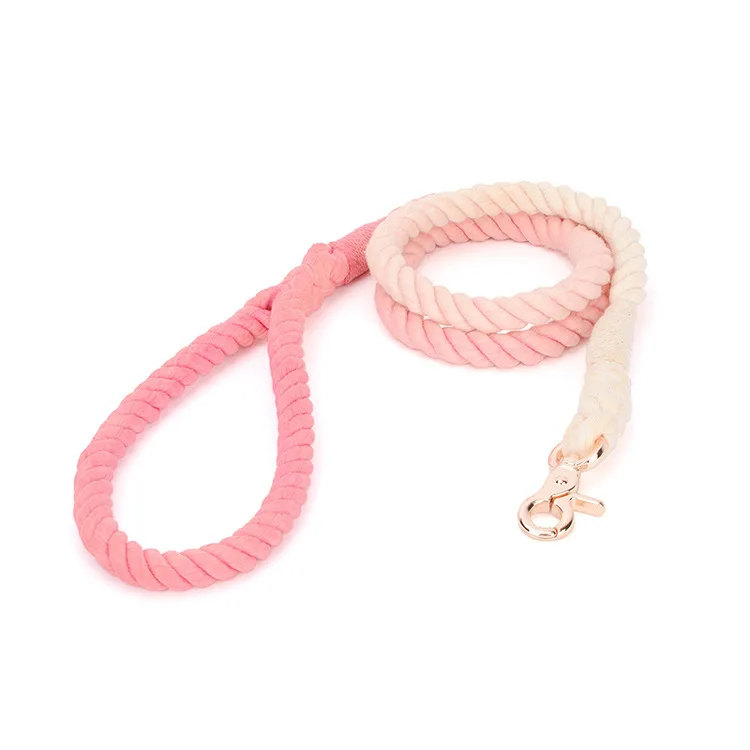 

150cm Dog Leash Round Cotton Dogs Lead Rope Colorful Pet Long Leashes Belt Outdoor Dog Walking Training Leads Ropes