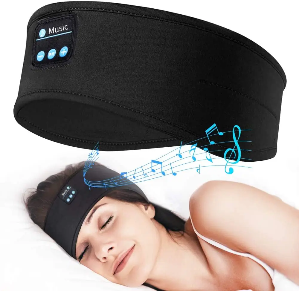 Sleep Headphone Blue tooth Music Headband Work Out with Microphone Wireless Running