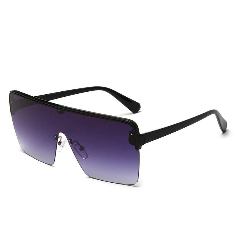 

Sunglasses 2022 Vogue One Piece Women Square Rimless Polycarbonate Sunglasses sun glasses Ladies Gafas De Sol, Mix color