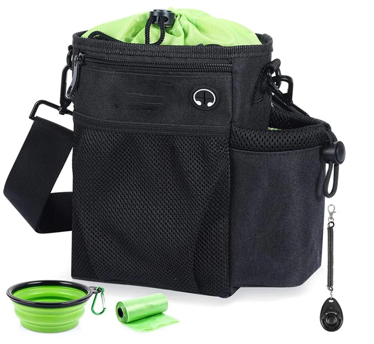 

Customized pet training waist messenger Going out dog food snack bag Outdoor dog training bag, Blue,brown,red
