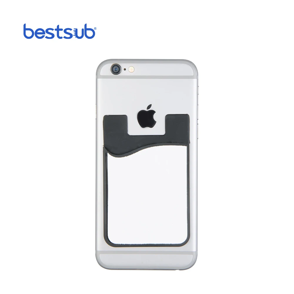 

Sublimation Color Smart Wallet Silicone Cell Phone Sticker Card Holder BKT02