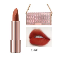 

Ladies Chain Purse Diamonds Lipstick Luxury Matte Lip Stick Waterproof Beauty Lip Lipstick Private Label Wholesale Cosmetics