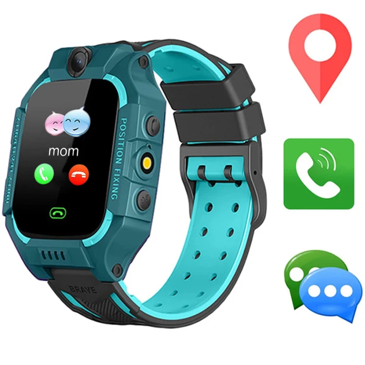 

Factory supply SOS GPS waterproof smart watch for kids, Pink/blue/green