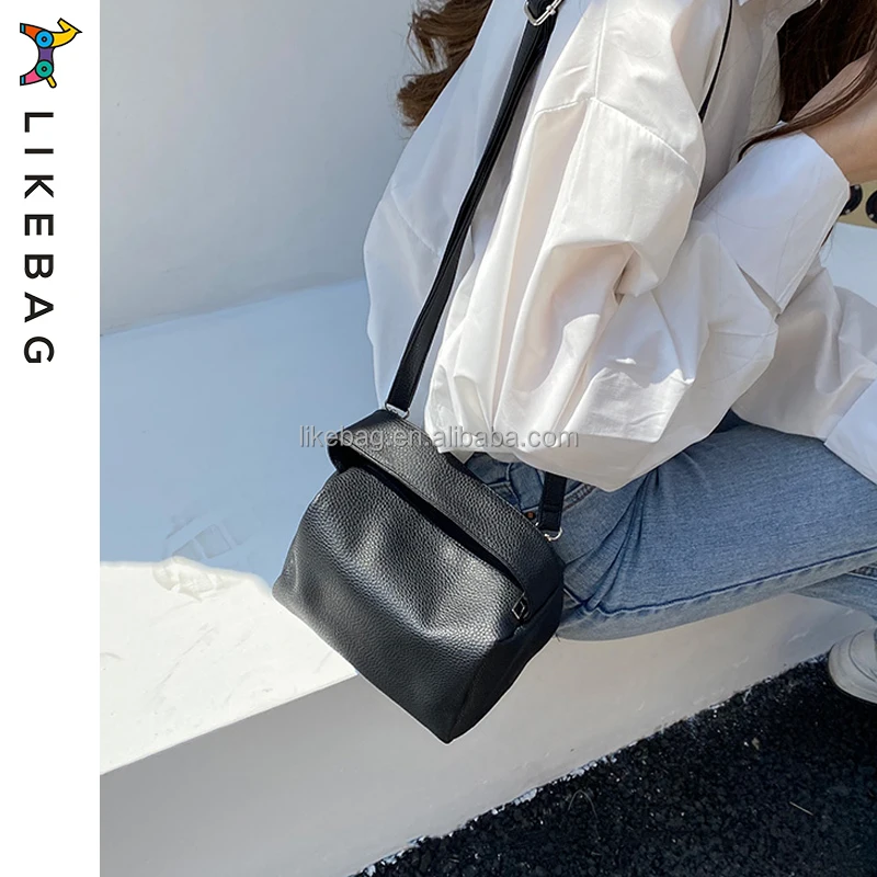 

LIKEBAG fashion Solid color PU leather women crossbody bag luxury messenger bags handbag shoulder bag for ladies