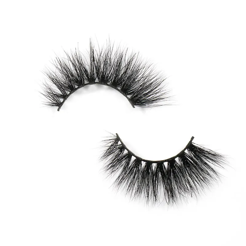 

Hot selling full strip lashes false eyelashes too 25mm fluffy mink eyelash vendor packing box