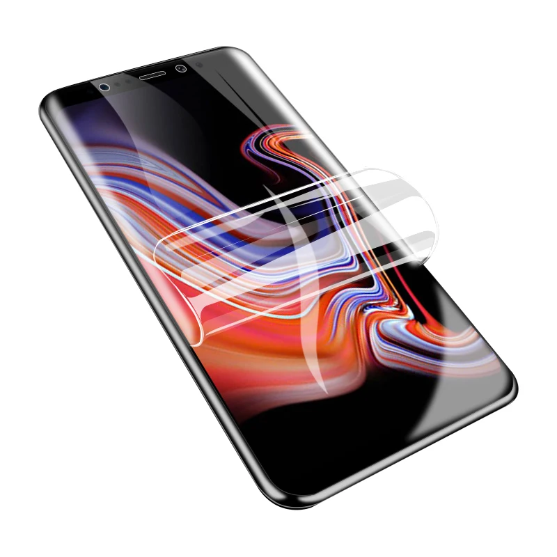 

3D curve edge for samsung note 9 Prevent scratches explosion-proof ptu Mobile phone screen saver thin Soft membrane note 9