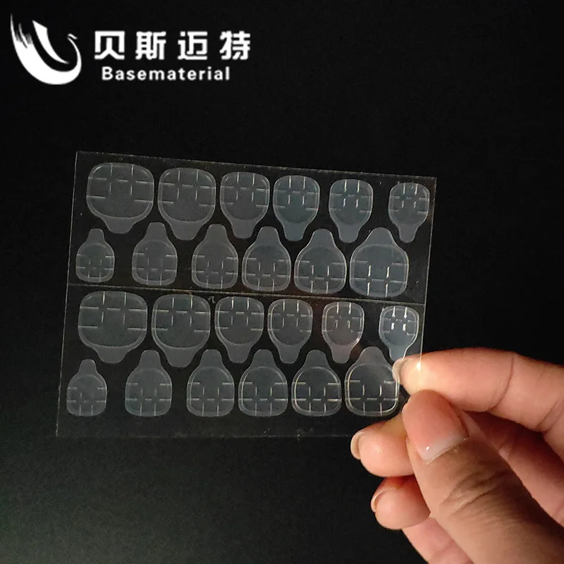 

24 Pieces of Jelly Glue Waterproof Transparent Invisible Nail Wearers False Nail Glue Paste and Thickening, Picture