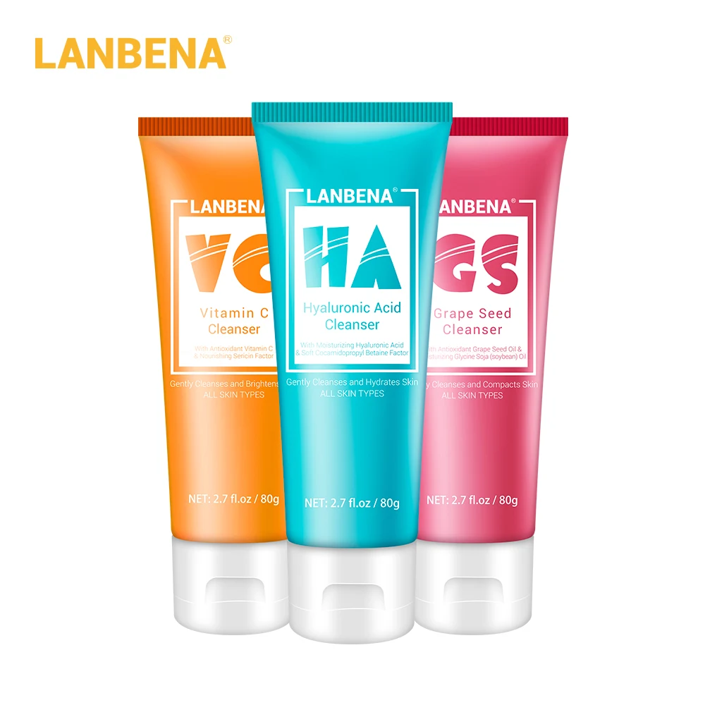 

LANBENA organic cleanser whitening face wash cream