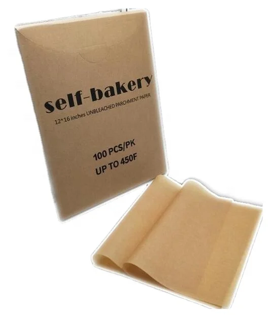 40g Unbleached Parchment Paper Baking Sheets 12X16 Inch Nonstick Greaseproof High-temperature