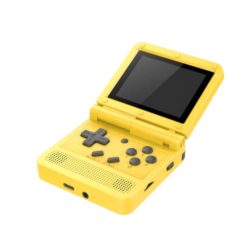 

Factory Direct High Quality New arrival V90 64bit Mini Console 3.5 inch Usb IPS Screen Console Handheld Game Player Freeshipping, Yellow+orange+black