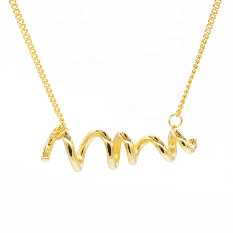 

Korean fashion jewelry women 925 sterling silver gold plated statement chinese water wave pendant necklace