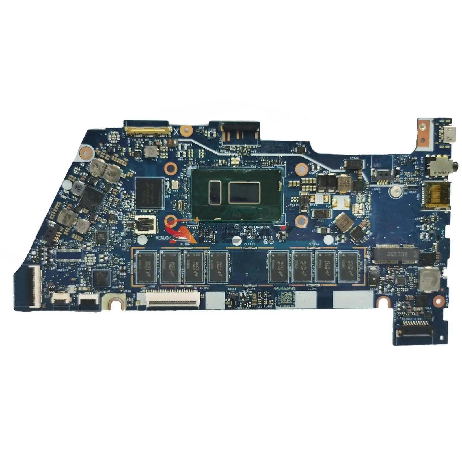 

For HP Chromebook X360 14 G1 14-DA Laptop Motherboard with 4417U I3 I5 CPU 4G/8G Mainboard DPC40 LA-G632P L64998-001 L50836-001