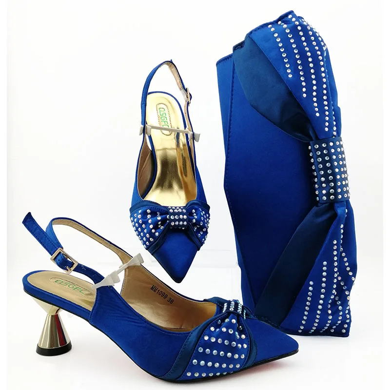 

Rortydream hand bag blue shoes women casual shoes MM1099