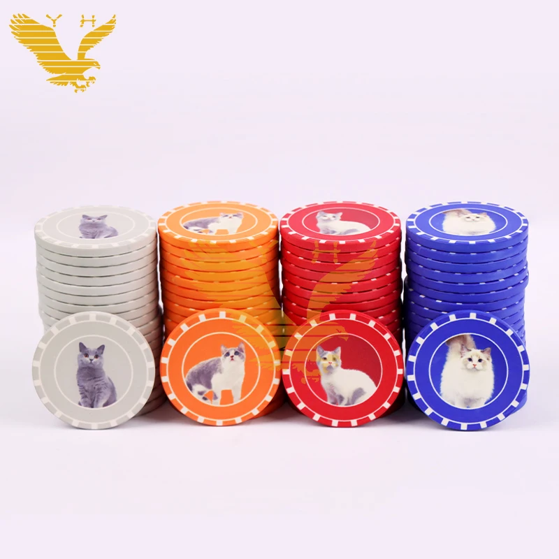 

YH Commemorative Coin Custom Ceramic Curved Poker Chips 100 Pcs Poker Chips Set With Aluminium Carry Case