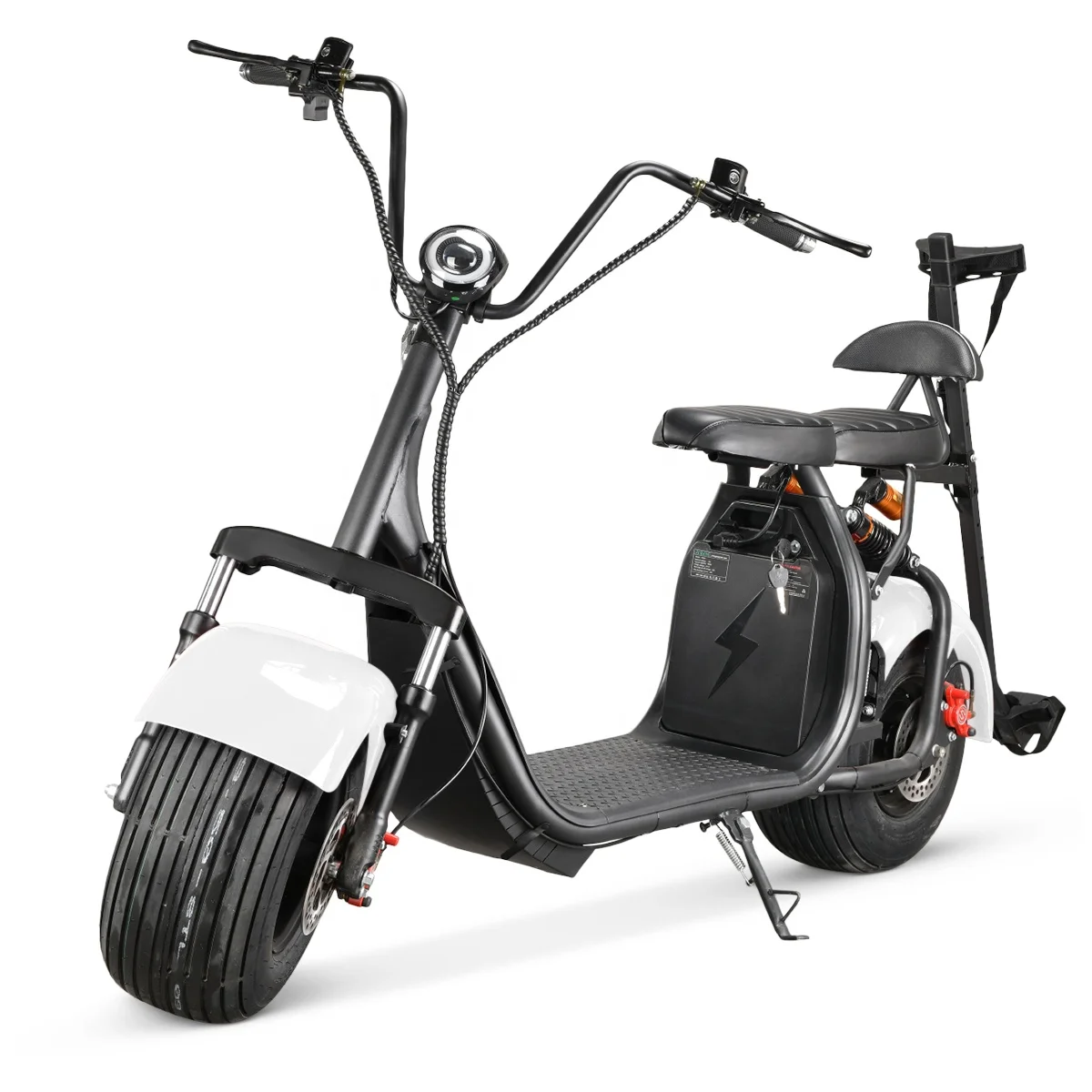 

Fat Tire Electric Golf Scooters For Sale, Best Wholesale 2 Wheel Electric Motorcycle Suppliers Online 1500W, Black