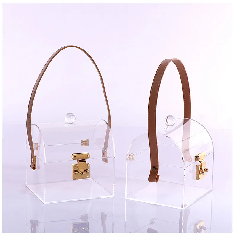 

Multifunctional high quality Fashionable decoration acrylic women box bag for evening party, Customized