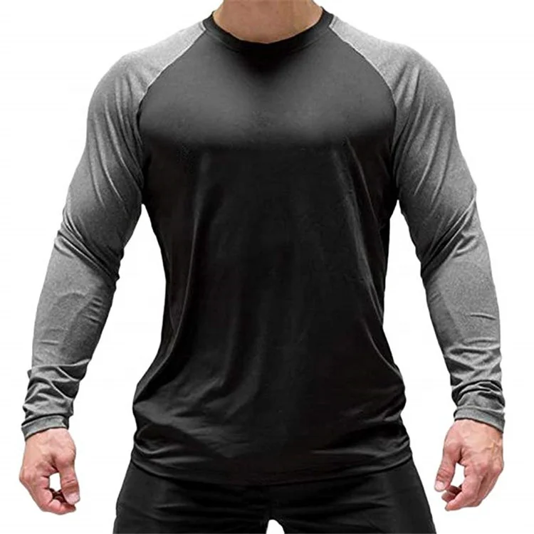 

Custom Thin Quick Drying Sweatsuits For Outdoor Fitness cheap wholesale long sleeve t shirts for men, Customized colors