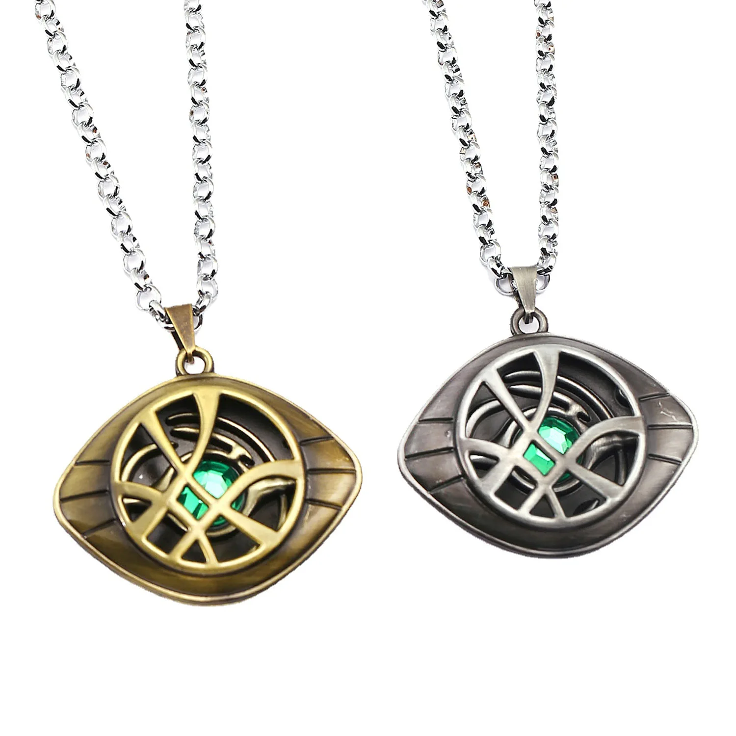 

Eye Of Agamotto Pendent Necklace Dr.Strange Necklaces Steve Cosplay Fashion Jewelry