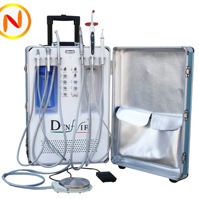 Nv893 Portable Dental Chair Unit With Air Compressor Ultrasonic Scaler