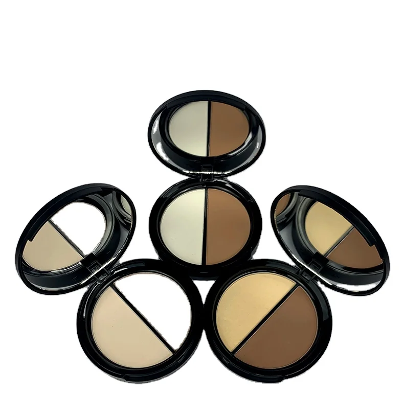 

Pressed highlighter private label and finishing touch pure contour powder palette private label, Multi-colored