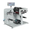 Has video blank label slitter and rewinder machine