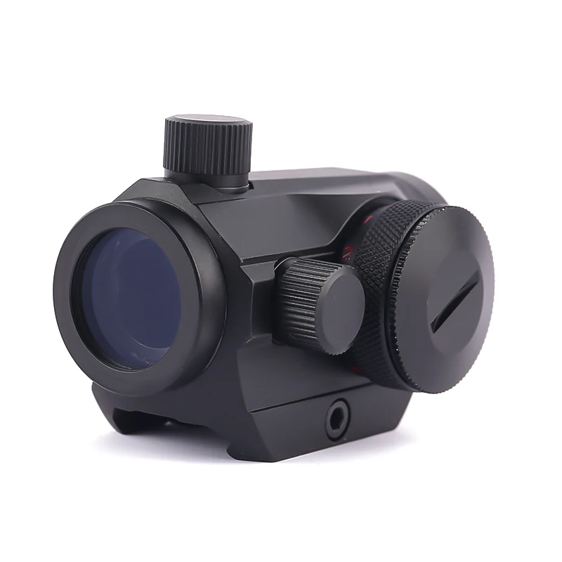 

Hunting Optics Riflescope Tactical 1x22 Red Green Dot Sight 5 MOAHolographic Sights Air Rifle Scopes Fit 21mm Weaver Rail Mount, Black